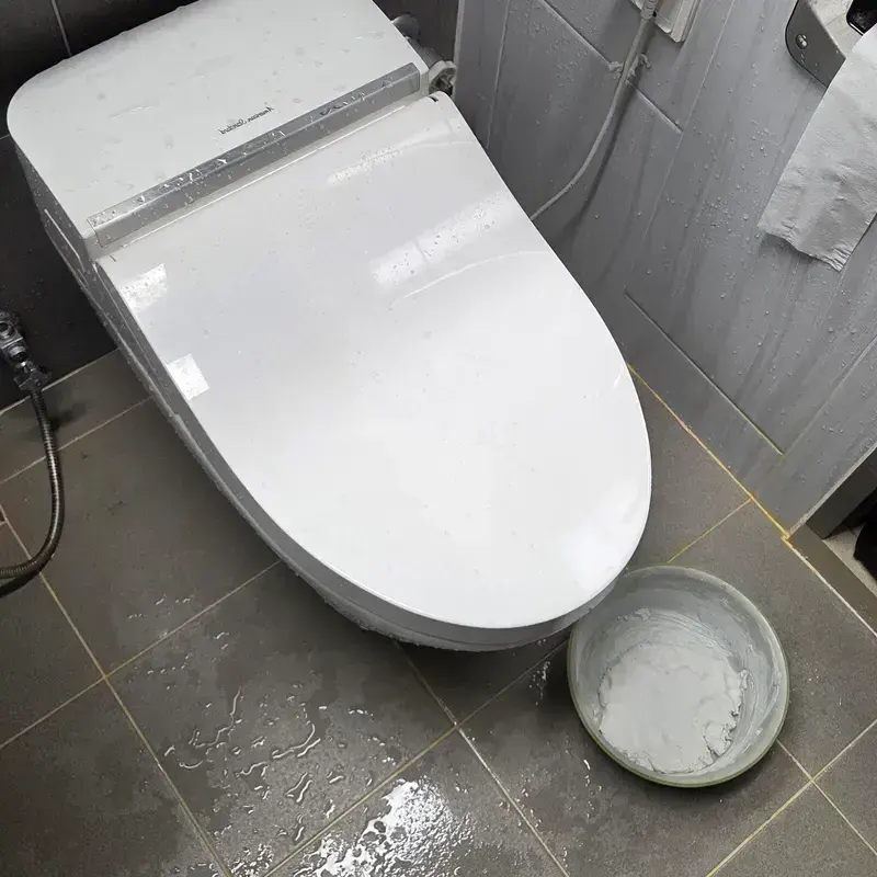 심천면 상가 3층 바닥 배수구